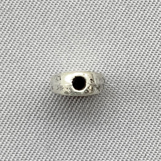 Oval Daisy Flower 10x6mm Antique Silver Plated Alloy Q50 Beads Per Pkg