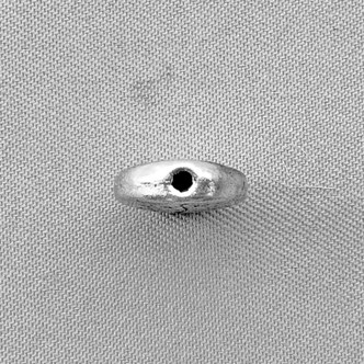Oval Tree Branch Beads 13x10mm Antique Silver Plated Alloy Q20 Per Pkg
