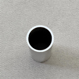 Short Smooth Large Hole Tube 30x8mm Stainless Steel Q5 Beads Per Pkg