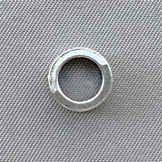 Braided Large Hole Ring 9x4mm Antique Silver Plated Alloy Q30 Beads Per Pkg