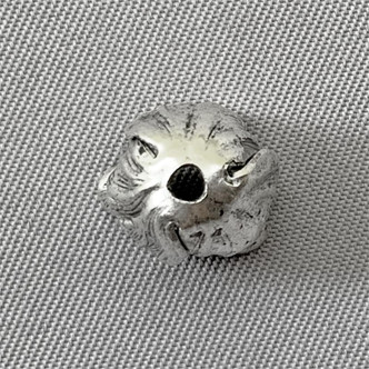 Small Tulip Cone Tassel Bead Caps 12x10mm Antique Silver Plated Brass Q2 Per Pkg