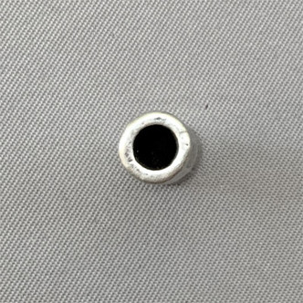 Bamboo Cylinder Beads 22x7mm Antique Silver Plated Q4 Per Pkg