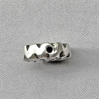 Sunflower Beads 15mm Antique Silver Plated Alloy Q6 Per Pkg