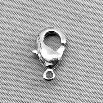 Small Lobster Claw Clasps 12x7mm Antique Silver Plated Clasp Q20 Per Pkg