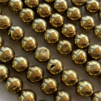 18mm Agate Druzy Gold Plated Round Semi Precious Beads Q12 Per Strand