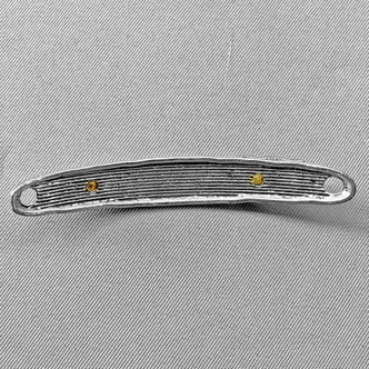Arrow Curved 2 Loop Bracelet Links 53x8mm Antique Silver Gold Plated Alloy Q4 Per Pkg