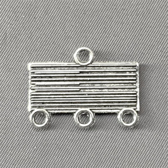 Spiral Rectangle 4 Loop Links 23x17mm Antique Silver Plated Alloy Q20 Per Pkg