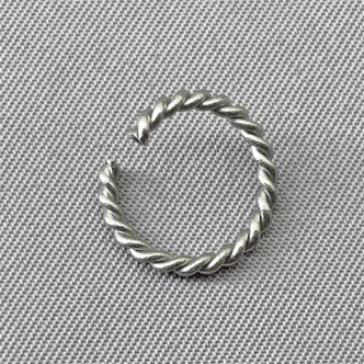 Roped Round Open 12mm Jump Rings 18 Gauge Stainless Steel Q24 Per Pkg