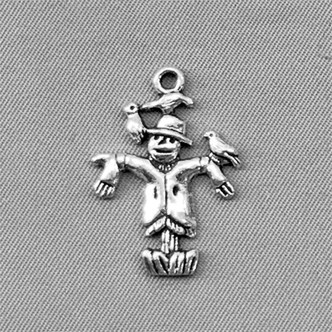 Scarecrow Charms 25x18mm Antique Silver Plated Alloy Q6 Per Pkg