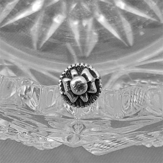 Decorative Crown Headpin 2 1/8 Inch 22 Gauge Antique Silver Plated Alloy Q12 Per Pkg
