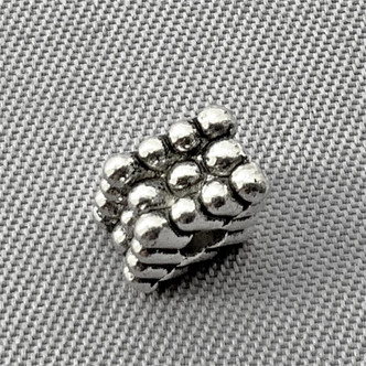 Peacock Hematite Smooth Coin 8mm Semi Precious Stone Beads Per Strand