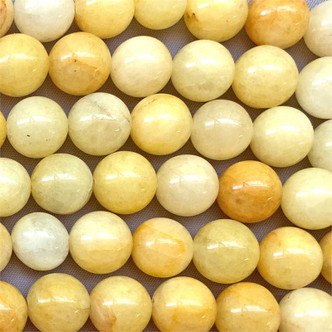 Honey Jade Mix 12mm Round Ball Semi Precious Stone Beads per Strand