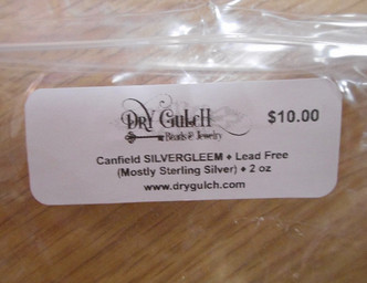 Canfield Silvergleem Lead Free Soft Solder 2oz Coil Per Pkg