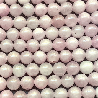 Rose Quartz 8mm Round Ball Semi-Precious Beads per Strand