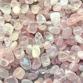 Rose Quartz Top Drilled Nugget Semi-Precious Beads per Strand