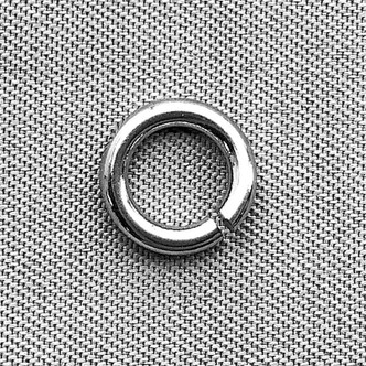 Round Open 8mm Jump Rings 14 Gauge Stainless Steel Q100 Per Pkg