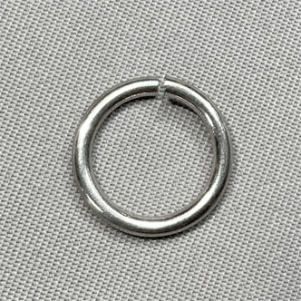 12mm Round Jump Rings 15 Gauge Stainless Steel Q100 per Pkg