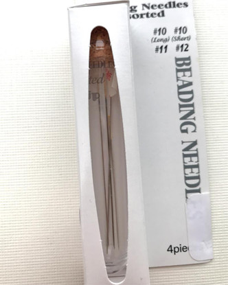 Tulip Beading Needles Pack of 4 Assorted Sizes per Pkg