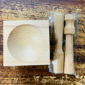 Wooden Doming Block Dapping Die with Punches Tool Per Piece