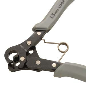 Eyepin Pliers 1 Step Looper Tool TINY 1.5mm Loops Grey Handle