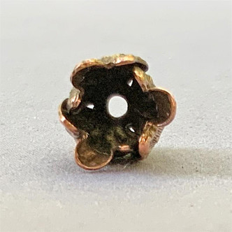 Small Tulip Cone Tassel Bead Caps 12x10mm Antique Copper Plated Brass Q2 Per Pkg