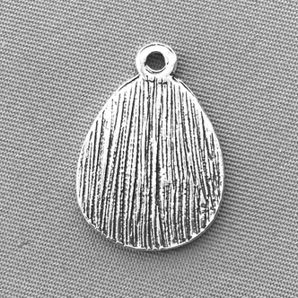 Happy Easter Egg Message Charms 21x15mm Antique Silver Plated Alloy Q6 Per Pkg