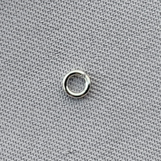 Round Open 3mm Jump Rings 23 Gauge Platinum Plated Brass Q200 Per Pkg