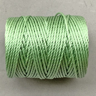 C-Lon Beading Cord Mint Heavy TEX400 .9mm Nylon Thread Per Spool