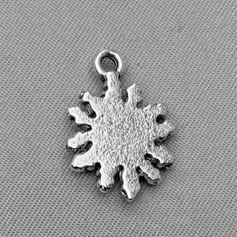 Small Sun Charms 17x13mm Antique Silver Plated Alloy Q6 Per Pkg