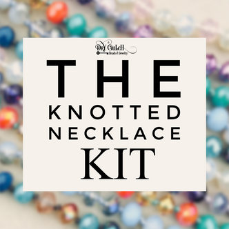 Knotted Necklace DIY Jewelry Kit Hand Knotting Per Kit