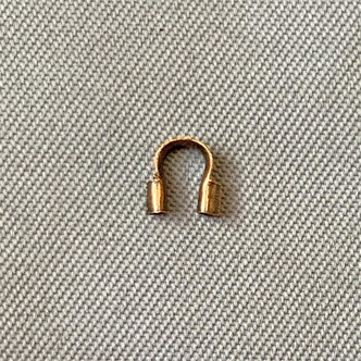 Wire Guards 4.5x4mm Antique Copper Plated Alloy Q100 Per Pkg