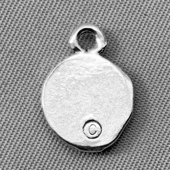 Fish Underwater Coin Charms 14x10mm Antique Silver Plated Alloy Q6 Per Pkg