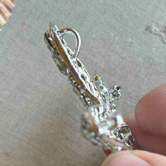 Starfish Sea Star Brooch Pin Crystal AB Rhinestone 65mm Per Pc