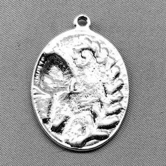 Mushroom Fern Leaf Charms 30x21mm Antique Silver Plated Alloy Q6 Per Pkg