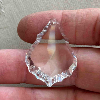 Clear Prism Pendant French Cut Chandelier Crystal 38mm Per Pc