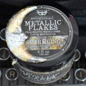 Sparkling Metallic Flakes Foil Finnabair Art Ingredients Prima 5oz Per Jar