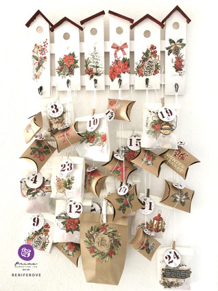 Small Classic Christmas Decor Transfers ReDesign Prima Marketing 6"x12" 3 Sheets