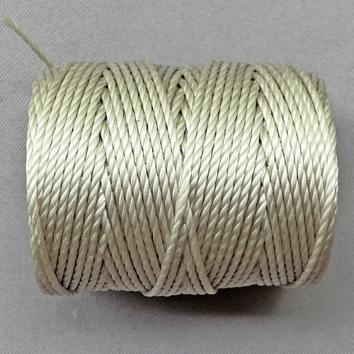 C-Lon Beading Cord Beige Heavy TEX400 .9mm Nylon Thread Per Spool