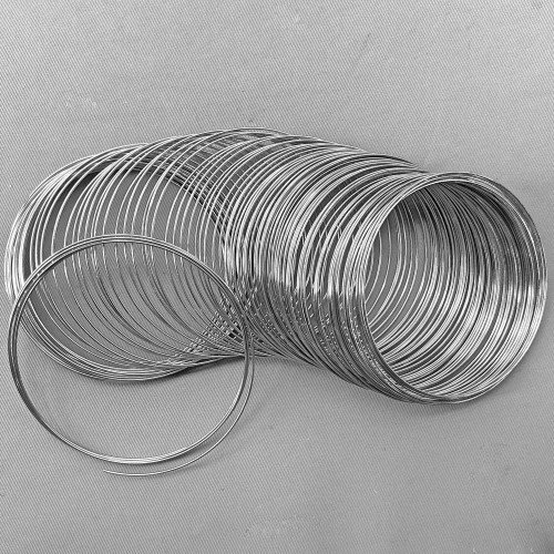 Stainless Steel Memory Beading Wire 55mm Q100 Loops Per Pkg
