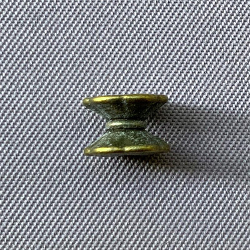 Spool Spacer Beads 5x7mm Antique Brass Plated Q50 Beads Per Pkg