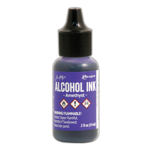 Amethyst Alcohol Ink Paint Ranger .5oz Bottle Per Pkg