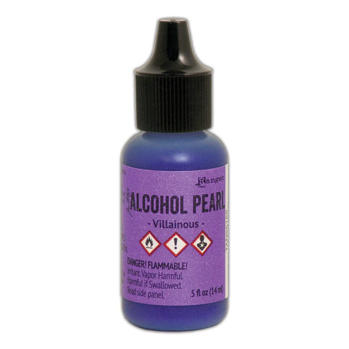 Villainous Alcohol Pearl Ink Paint Ranger .5oz Bottle Per Pkg