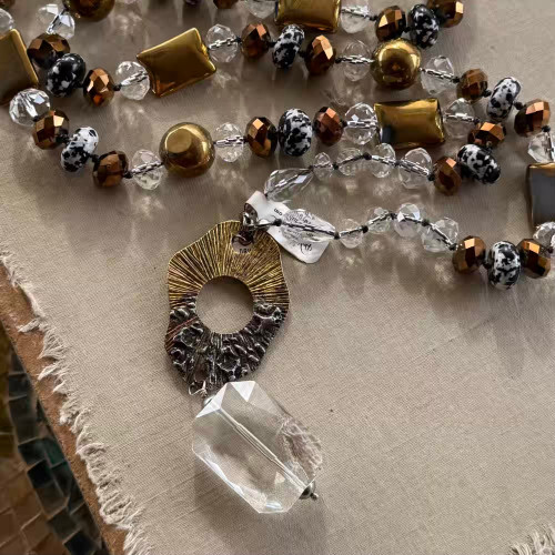 House of Gold Soldered Necklace Hand Knotted Artisan Made Per Pc