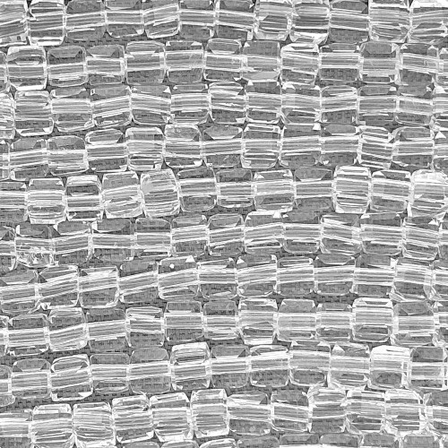 Clear Crystal 2mm Cube Chinese Crystal Glass Beads Per Strand