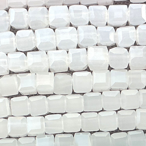 Iceberg 2mm Cube Chinese Crystal Glass Beads Per Strand
