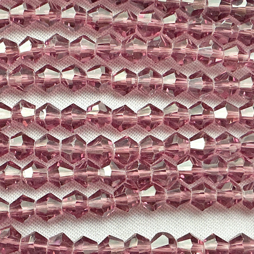 Burgundy 4mm Faceted Bicone Chinese Crystal Glass Beads Per Strand