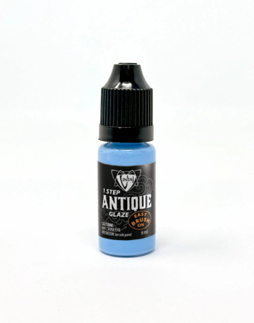 Bright Blue Vintaj 1 Step Antique Glaze Patina 9mL Bottle