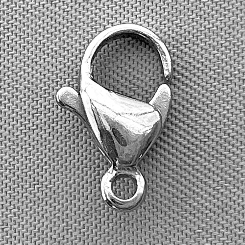 12x7mm Lobster Claw Clasps Stainless Steel Q6 Per Pkg