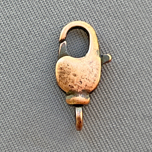 14x7mm Swivel Lobster Claw Clasps Antique Copper Plated Brass Q4 Per Pkg