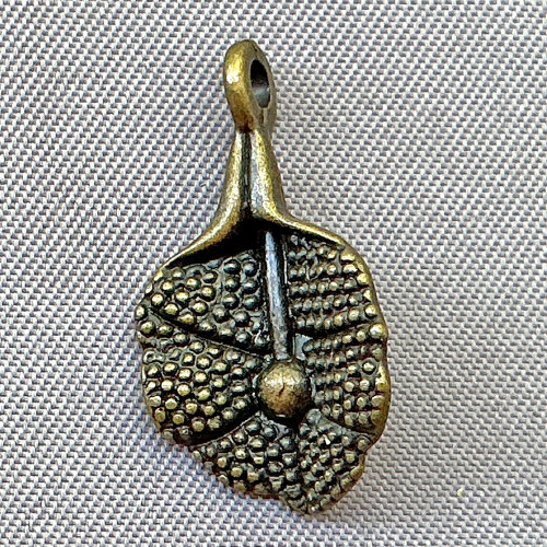 Calla Lily Flower Charms 26x15mm Antique Brass Plated Alloy Q6 Per Pkg